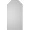 Ekena Millwork Octagonal Top Surface Mount PVC Gable Vent w/ 2"W x 1-1/2"P Brickmould Frame, 20"W x 38"H GVPOT20X3802SN - alternate 2
